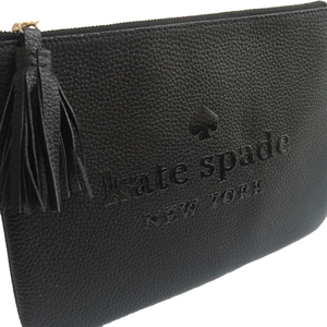 NWT Kate Spade black zip pouch